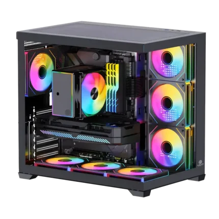 Sirius Matrix Gaming PC Case – Black Edition