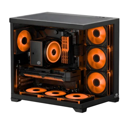 Matrix Black Orange PC Case