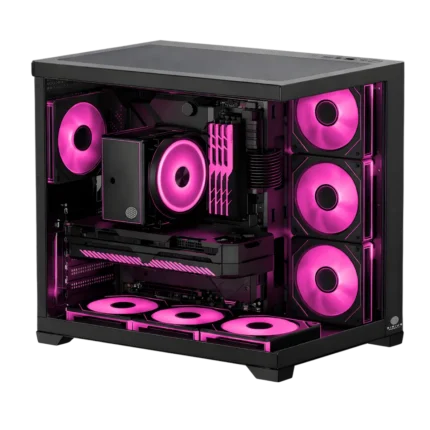 Matrix Black Pink PC Case