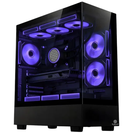 Satellite Black Violet PC Case