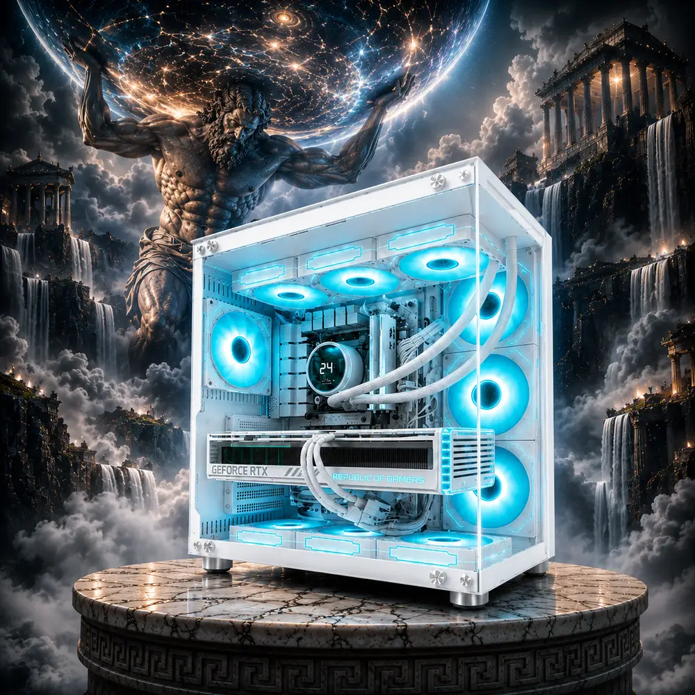 Atlas V6 9850X3D 9070 XT Gaming PC - Image 3