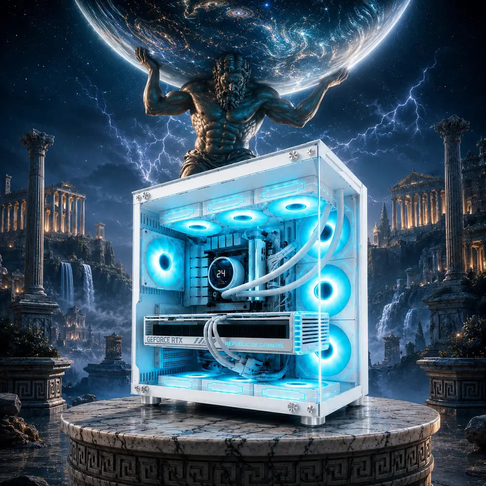 Atlas V6 9850X3D 9070 XT Gaming PC - Image 2