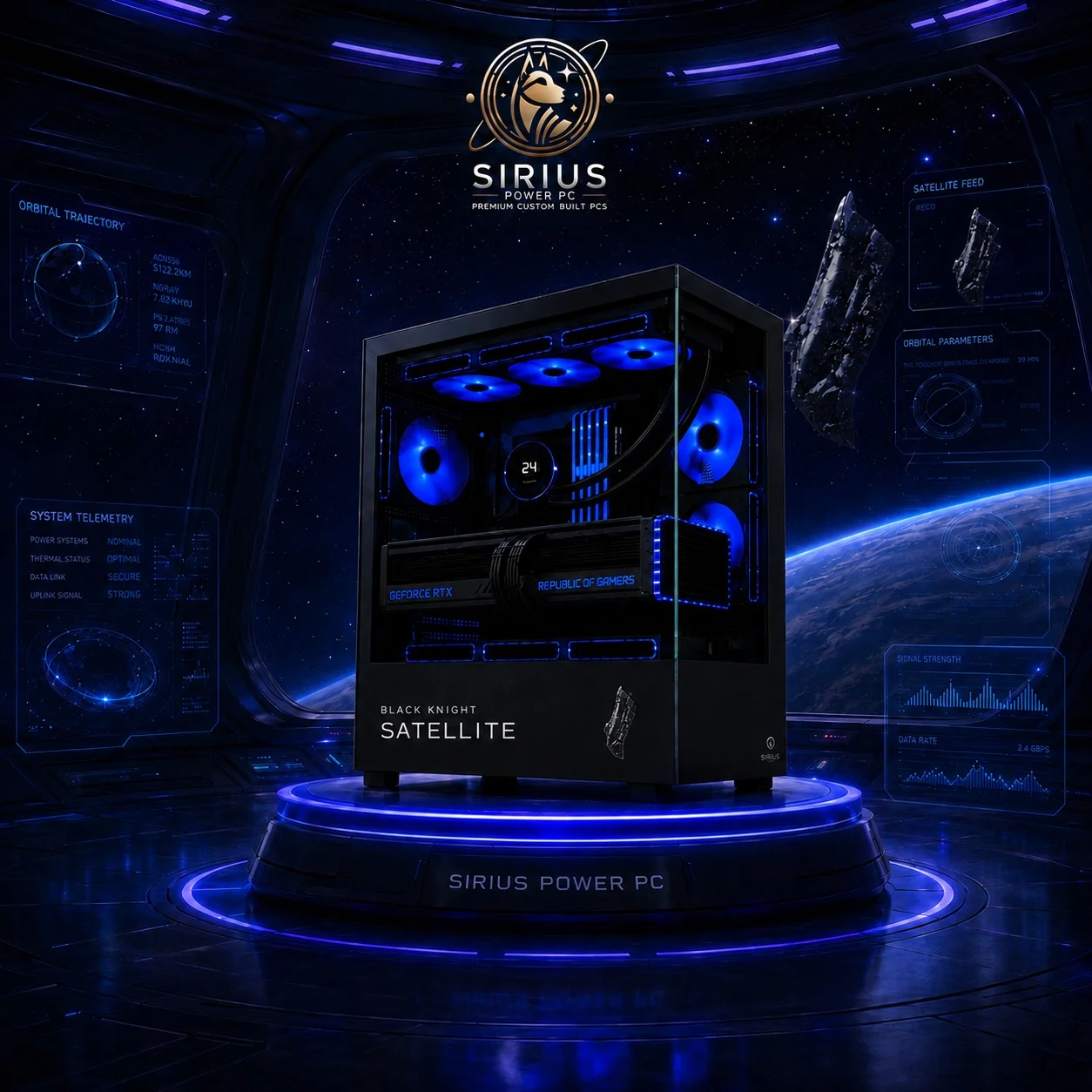 Black Knight Satellite Intel V2 Core Ultra 7 270K Plus RTX 5080 - Image 10