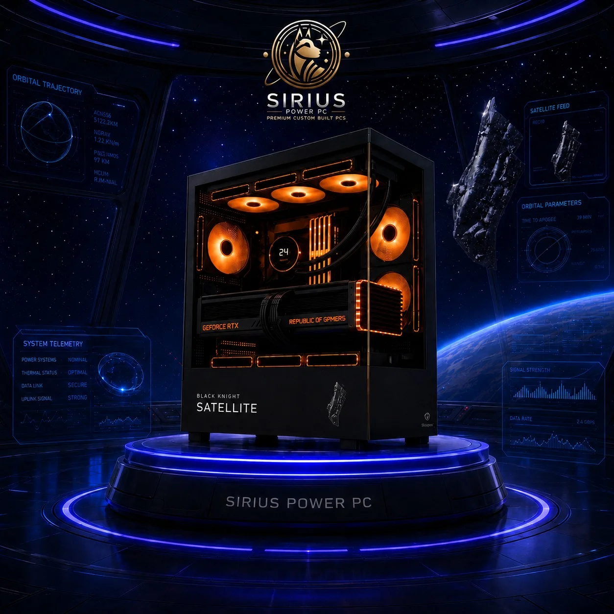 Black Knight Satellite Gaming Pcs