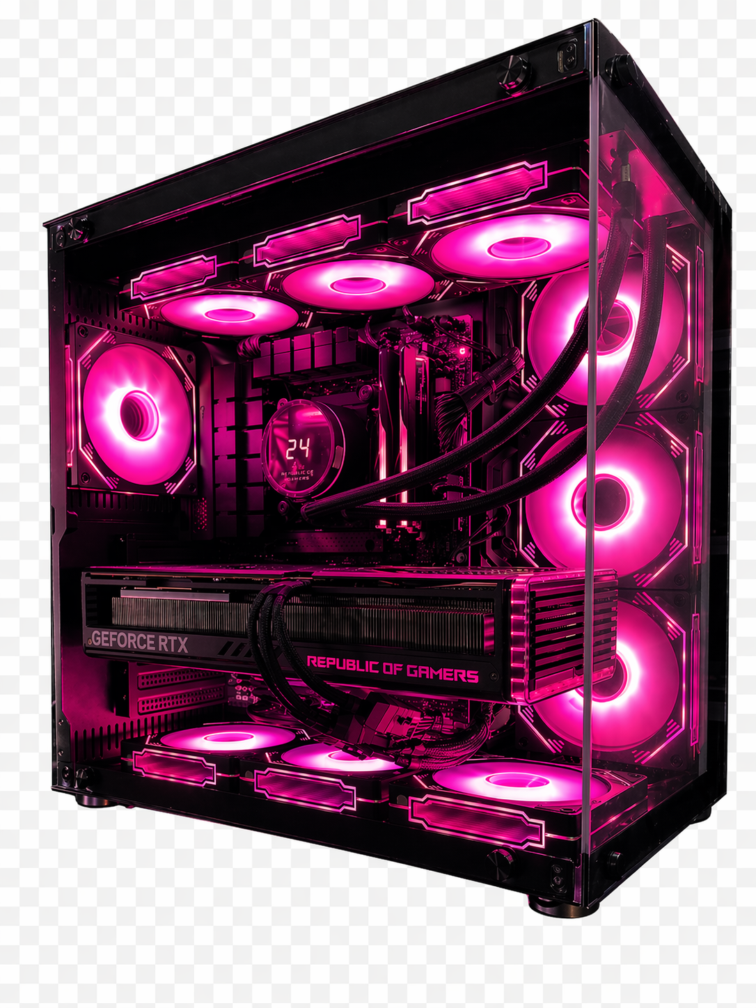 Matrix Series Ryzen 9 9950X3D Custom Gaming PC - Image 3